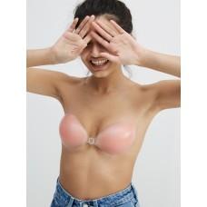 Бюстгальтер силіконовий 3D Push-up з цільною вкладкою тілесного кольору 