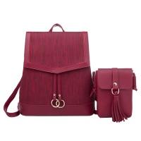 Набор рюкзак сумка 2 в 1 Amelie AV Red