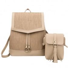 Набор рюкзак сумка 2 в 1 Amelie AV Beige